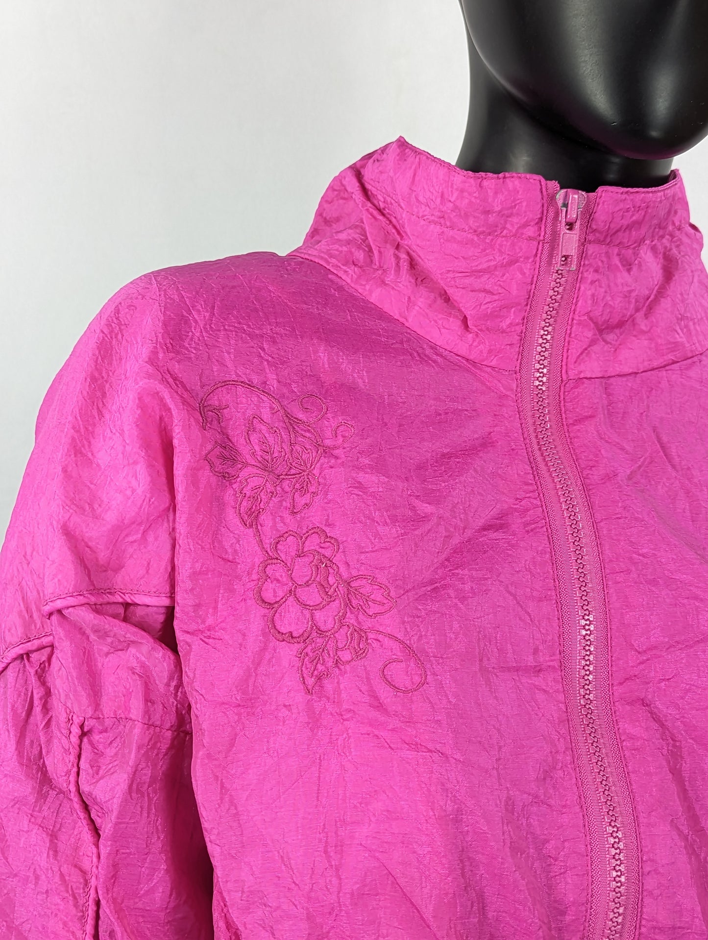 Pink Dayglow Puffy Jacket