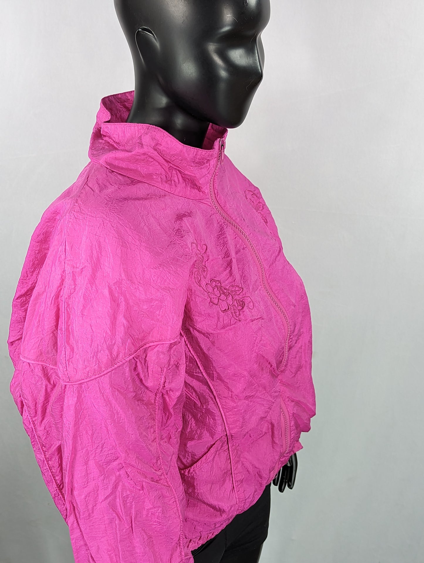 Pink Dayglow Puffy Jacket