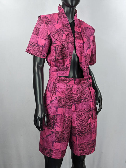 Pink Retro Two Piece matching outfit