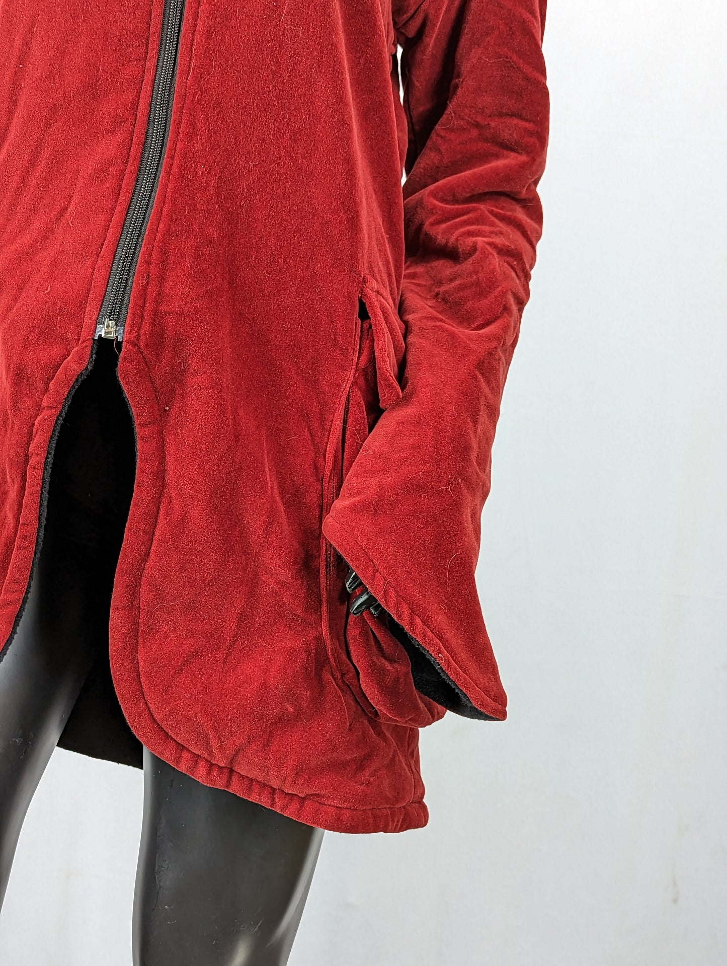 Elf Hood Velvet Zip Up Hoodies