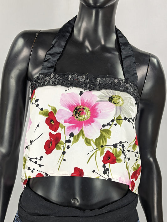 Adjustable Flowery Top