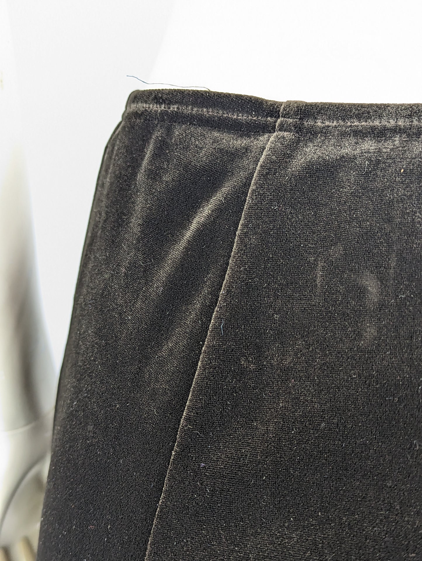 Brown Skirt with Lace