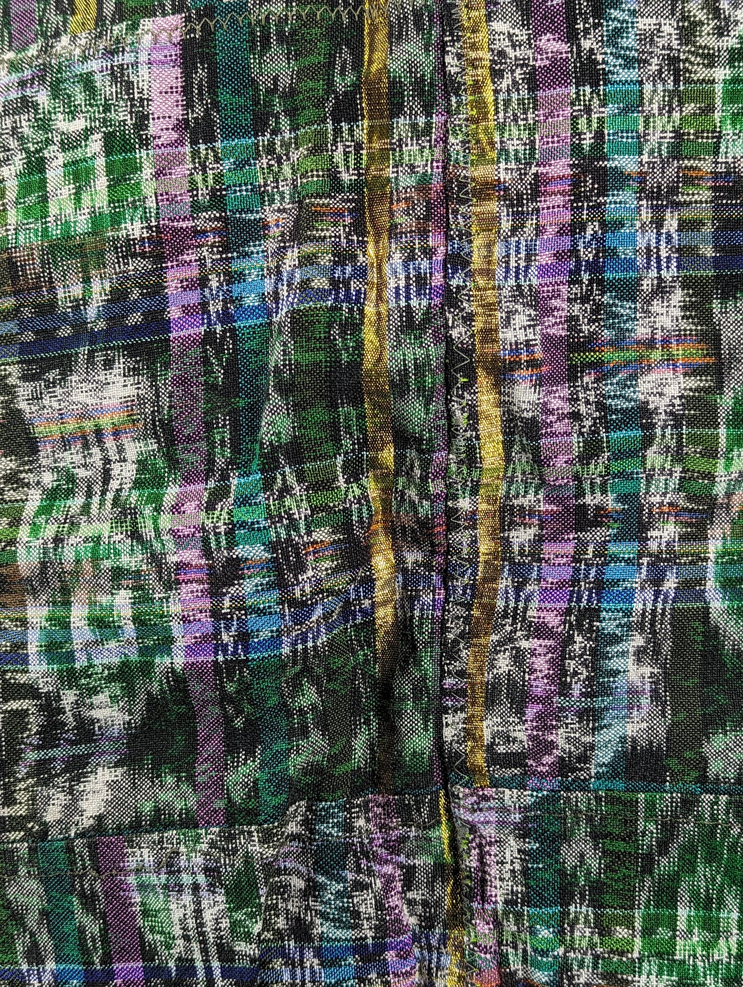 Tribal Pattern Vest with Buttons