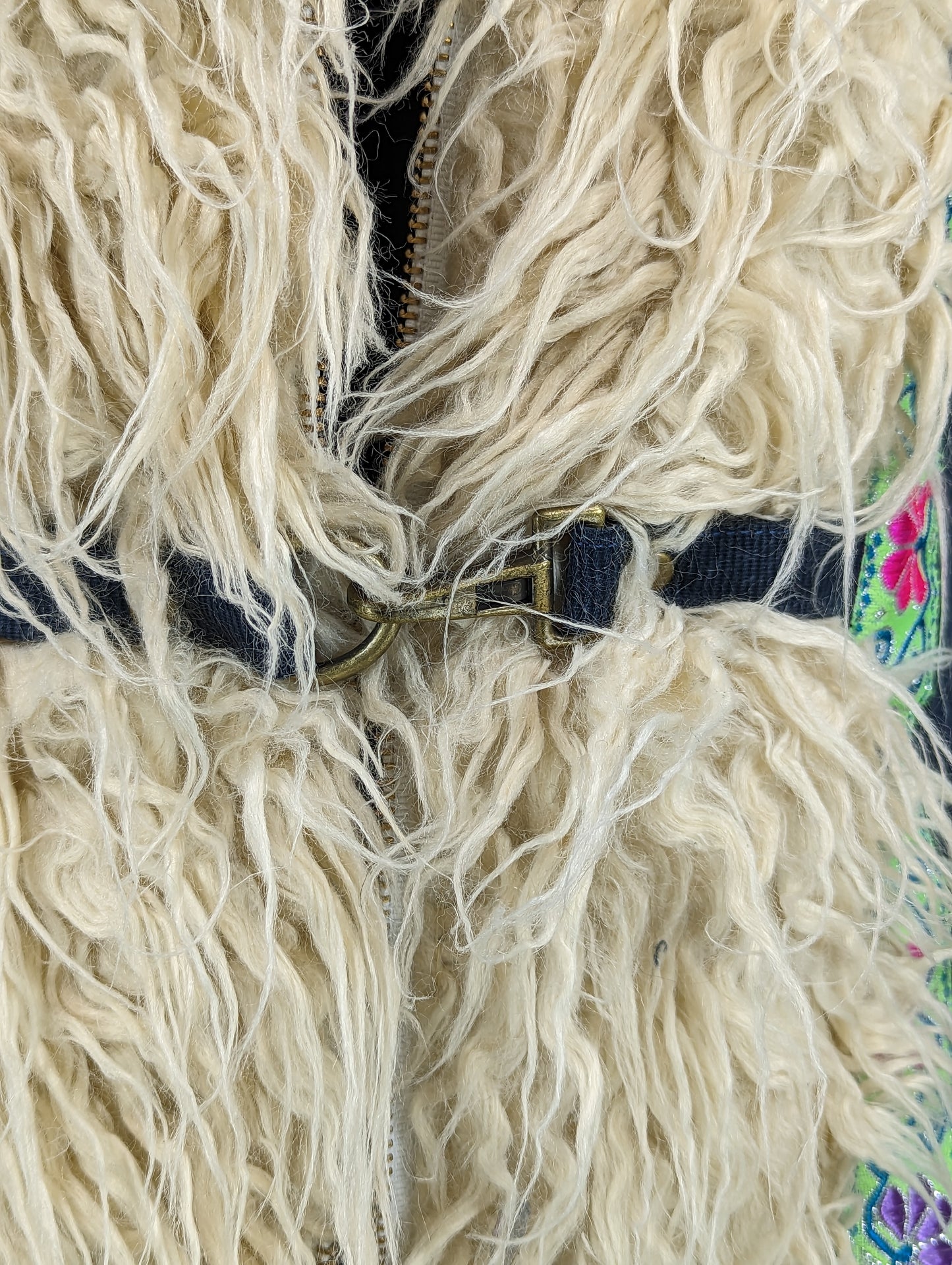 Long Blue Hippie Coat