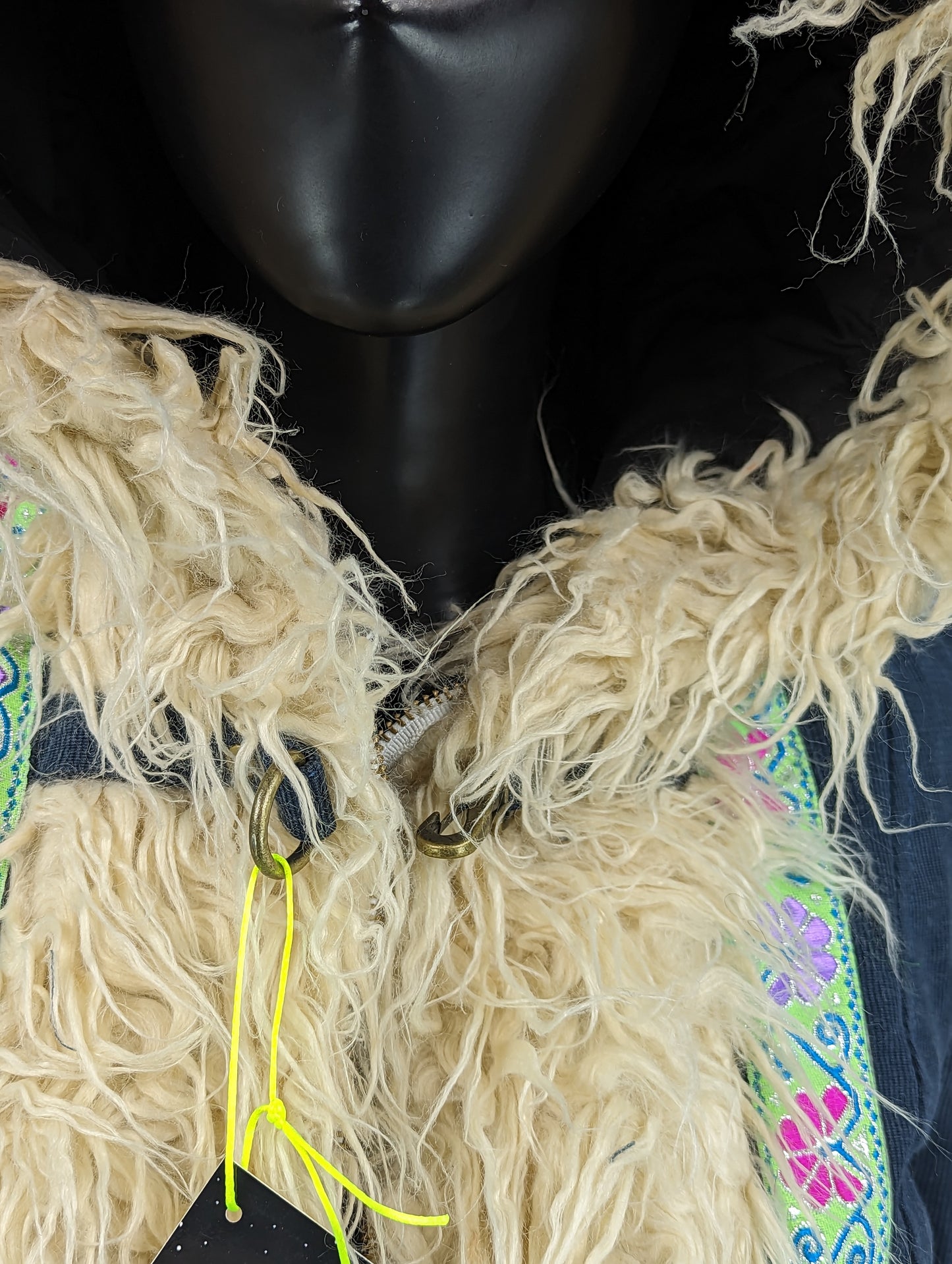 Long Blue Hippie Coat