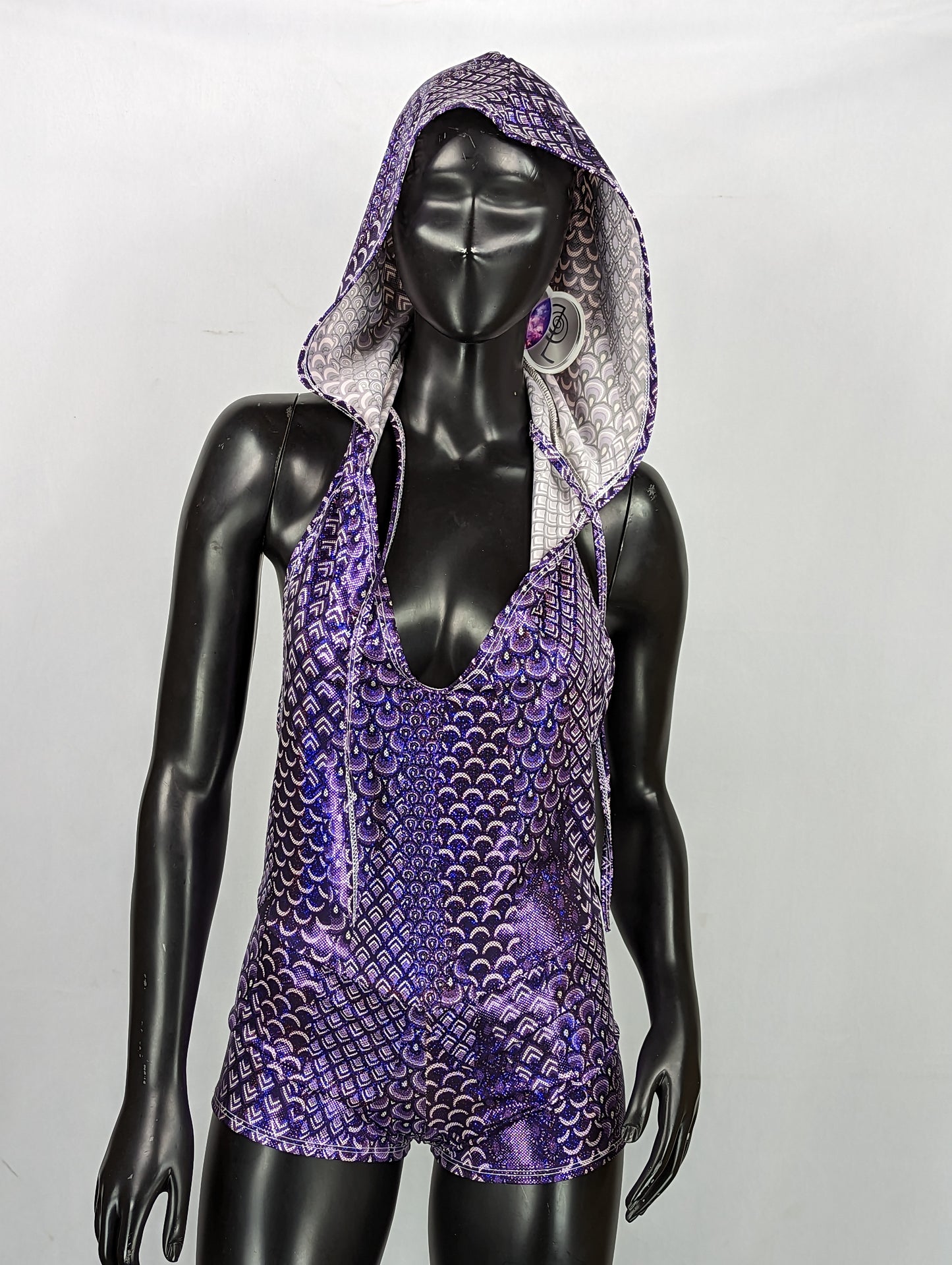 Cosmic Holographic Hooded Original Onesie