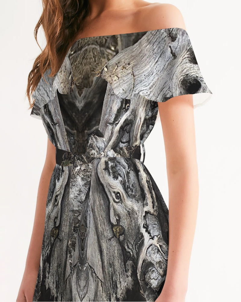 Ancient Ones Women's Off-Shoulder Dress