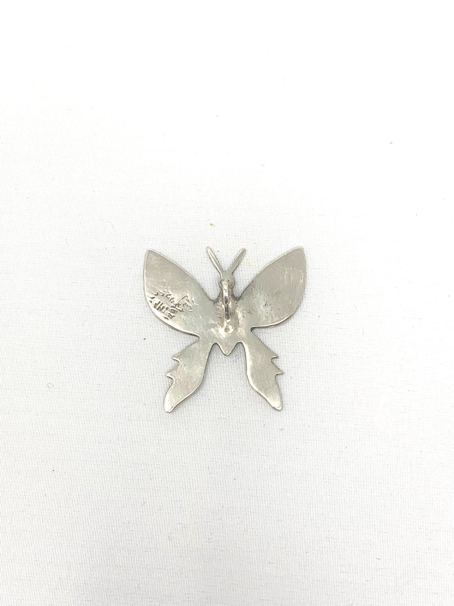 Sterling silver Butterfly with turquoise inlay by High Grade Jewelry