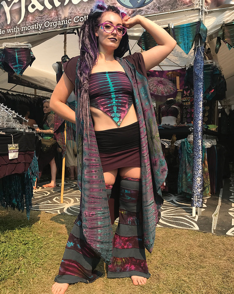 ROBE-502 Tie Dyed Pixie Robe