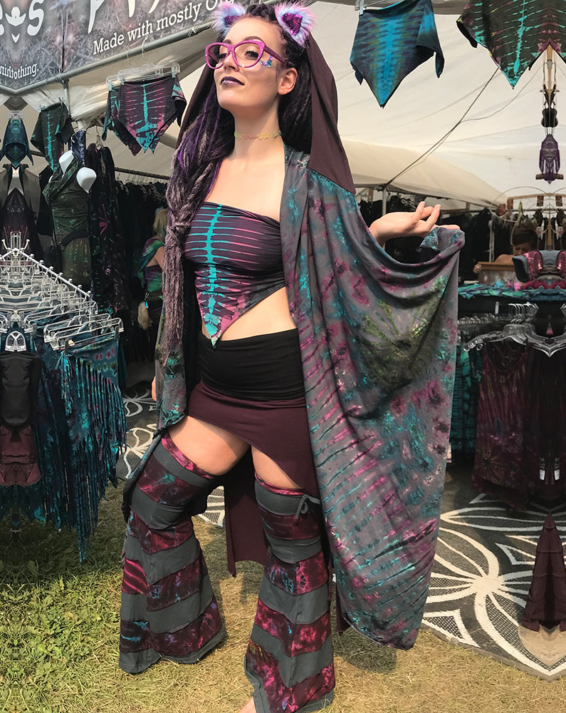 ROBE-502 Tie Dyed Pixie Robe