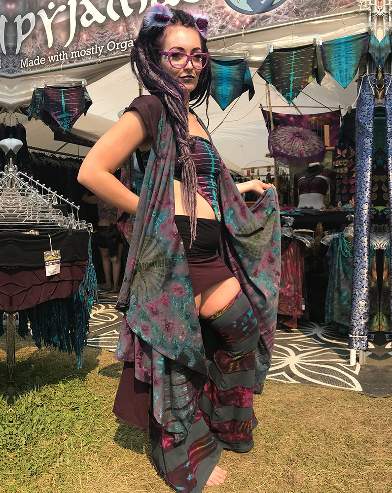 ROBE-502 Tie Dyed Pixie Robe