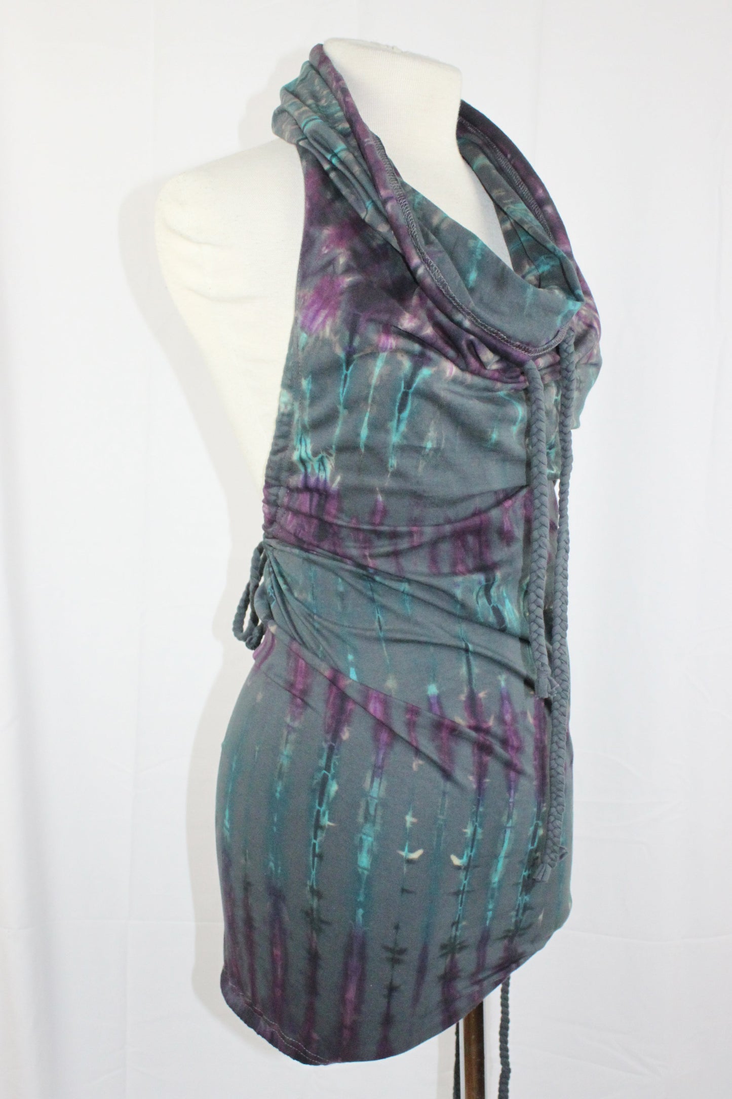 Halter Dress Multi Coloured Tie Dye [WDO-505C]