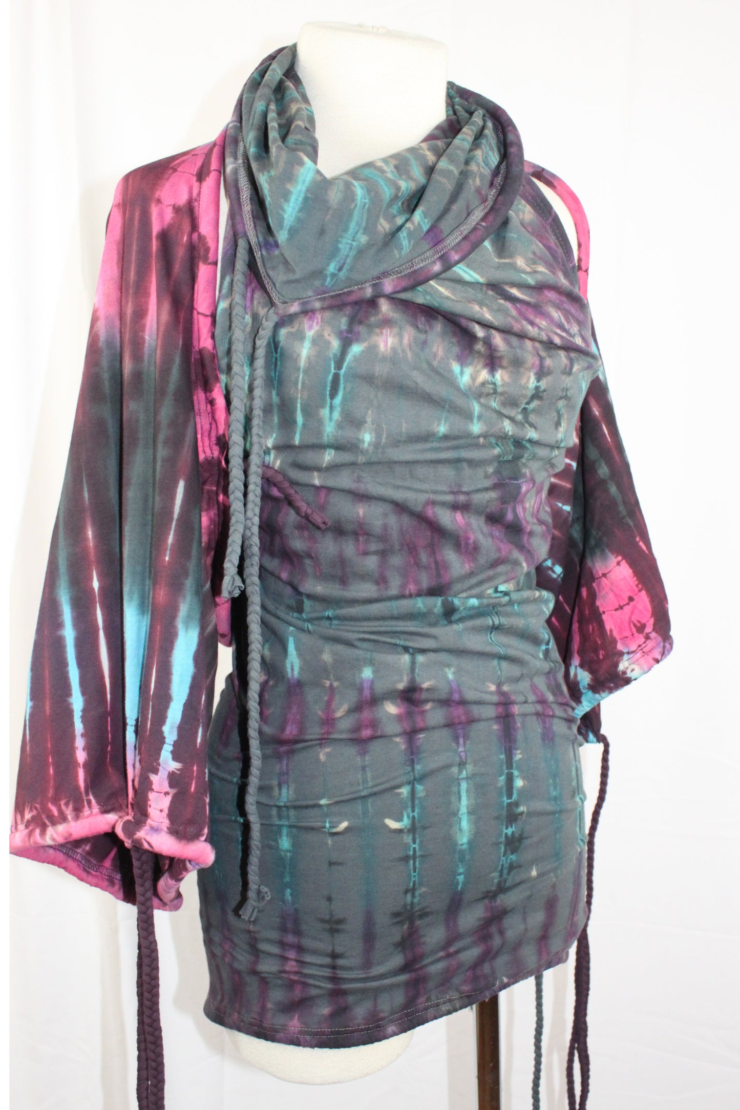 Halter Dress Multi Coloured Tie Dye [WDO-505C]