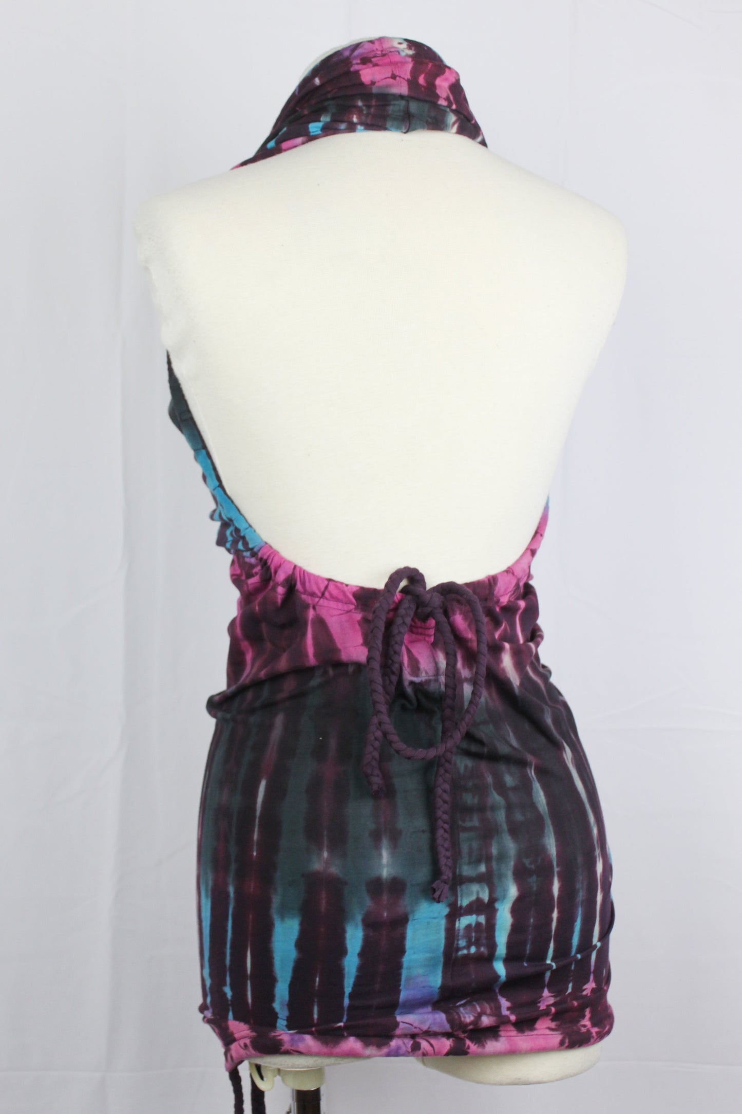 Halter Dress Multi Coloured Tie Dye [WDO-505C]