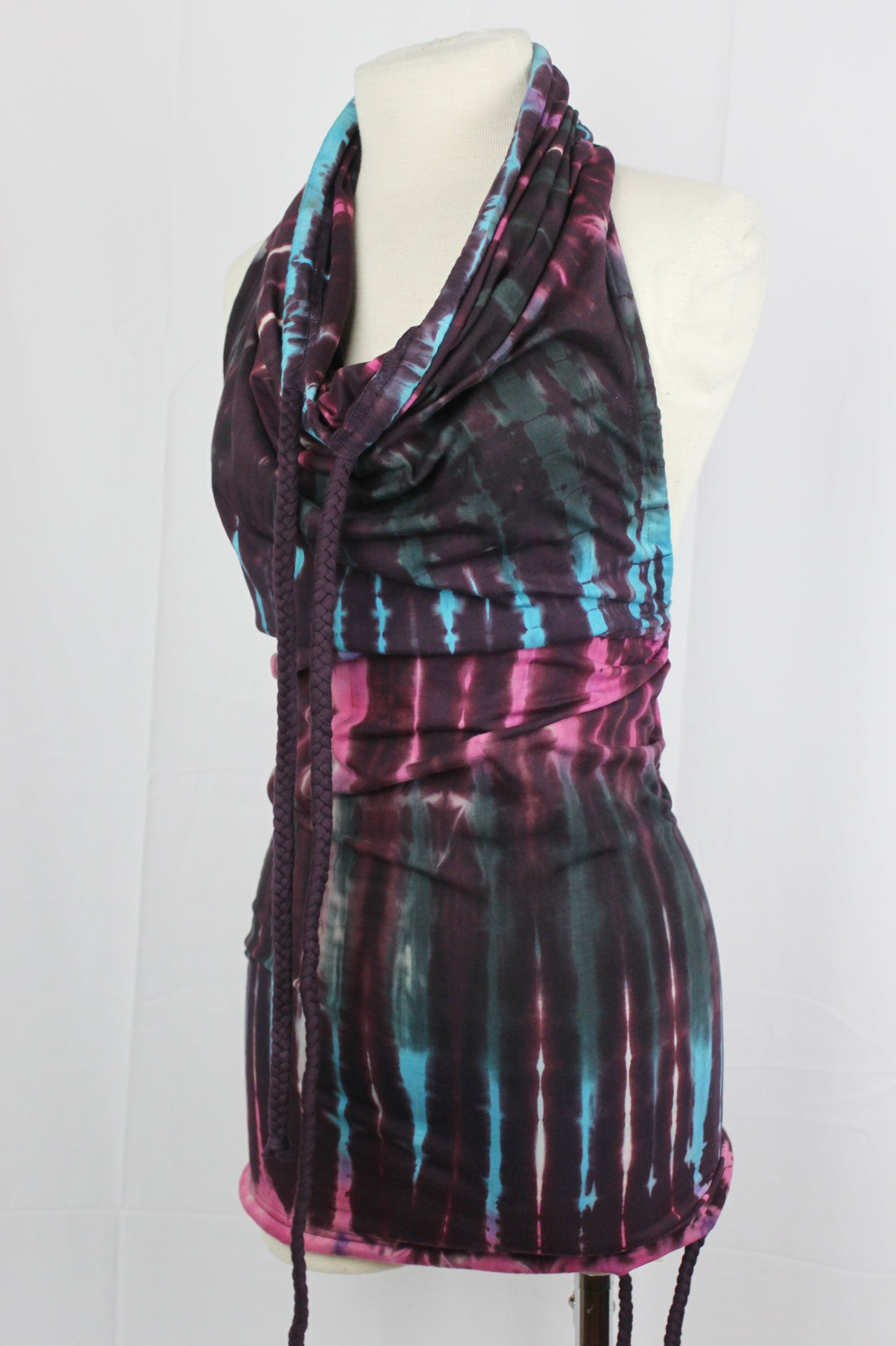 Halter Dress Multi Coloured Tie Dye [WDO-505C]