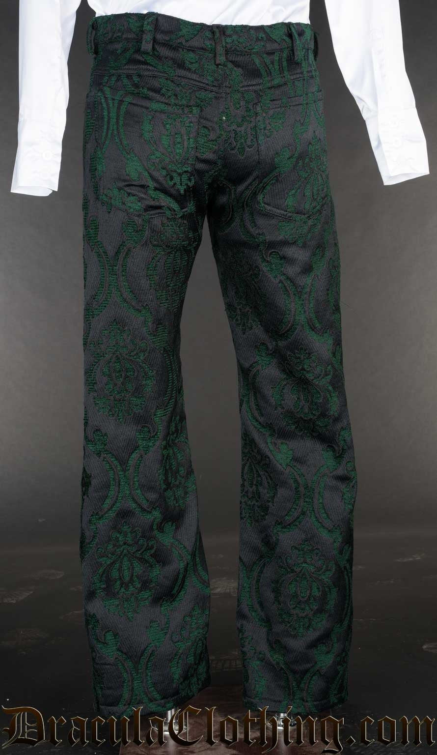 Green Brocade Pirate Officer Pants NMD