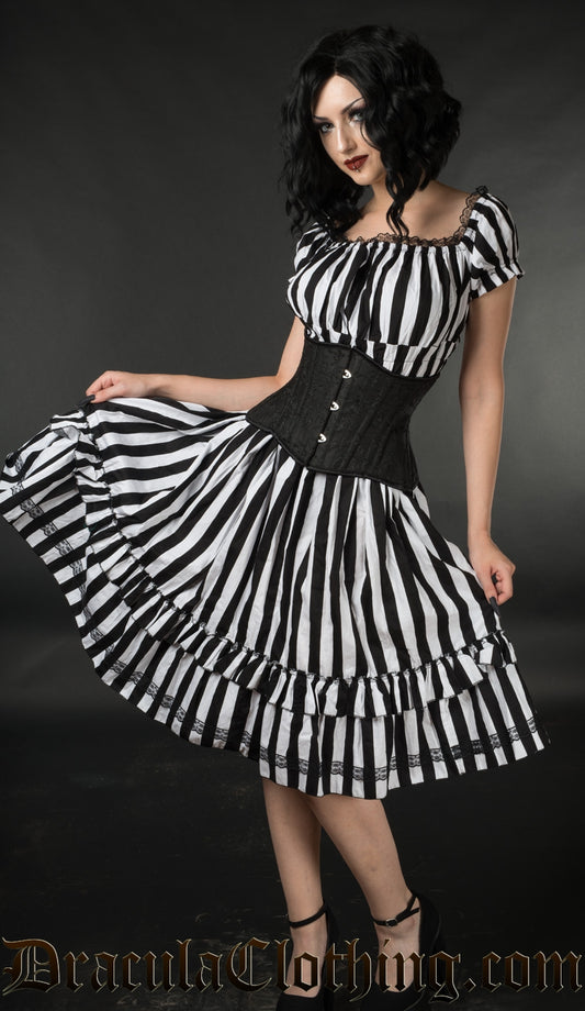 Striped Gothabilly Dress NMD