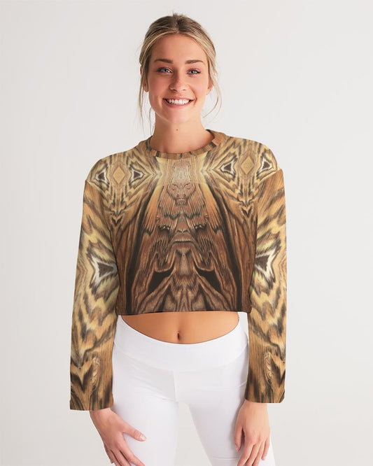 Friends From Psychedelia Women's Cropped Sweatshirt