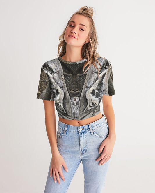 Ancient Ones Women's Twist-Front Cropped Tee