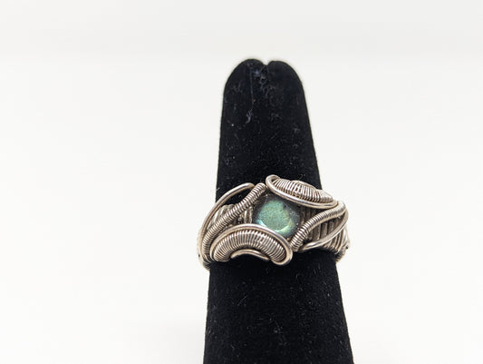 labradorite ring