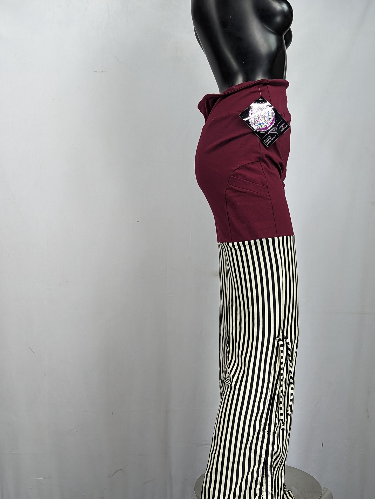 Red/Black Stripe Pocket pants