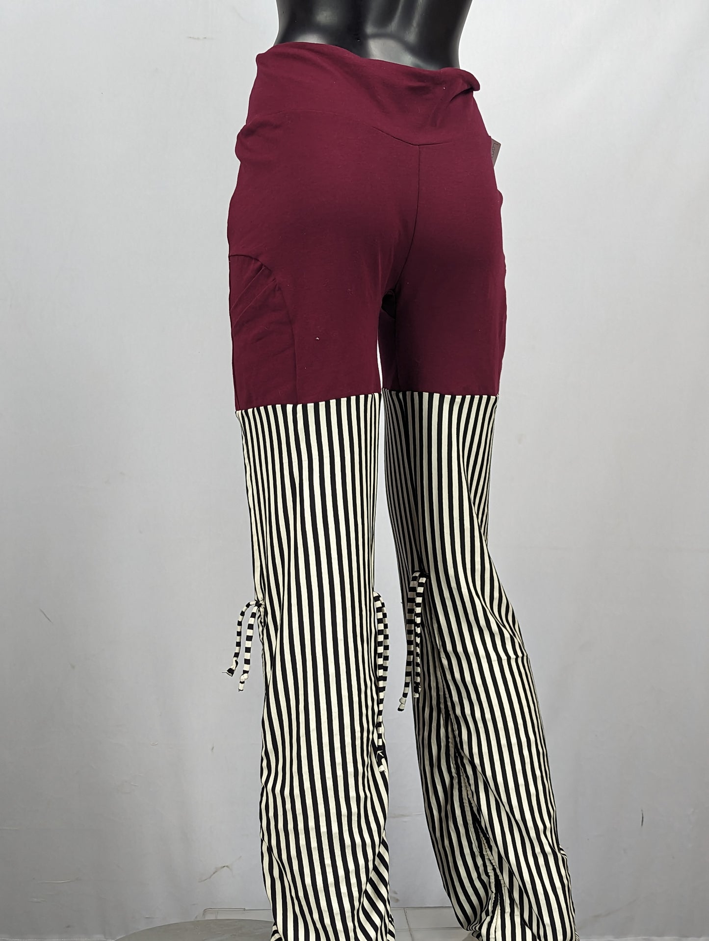 Red/Black Stripe Pocket pants